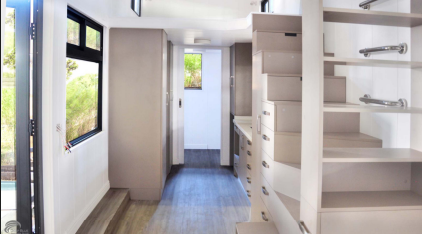 Lecco integrated stairs and storage