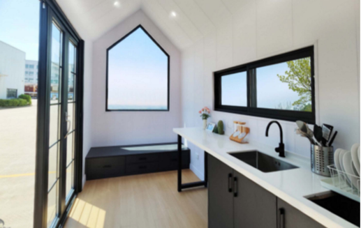 Queensland kitchen with generous glazing
